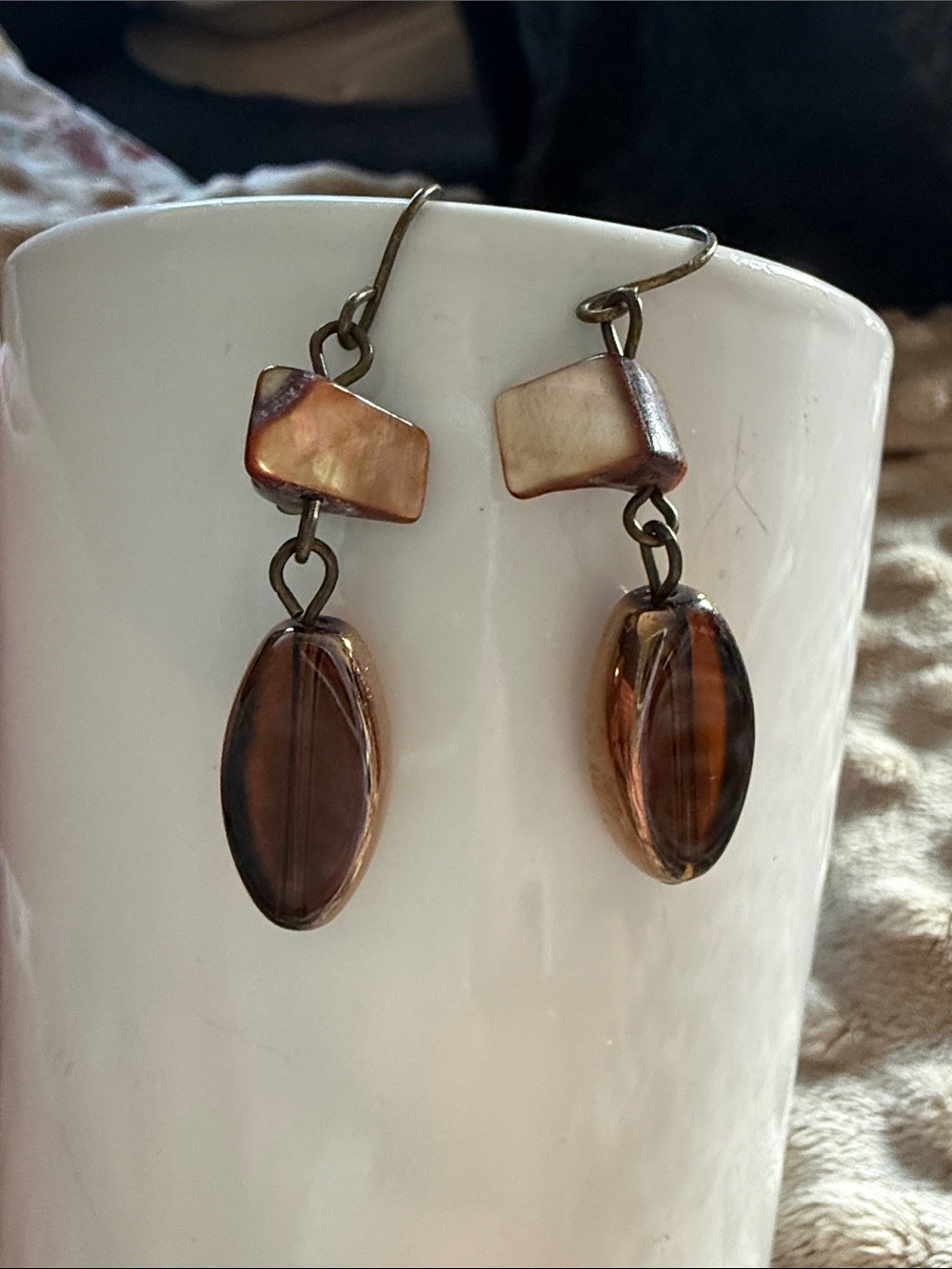 Brown Dangle Earrings — Women’s Fashion Jewelry